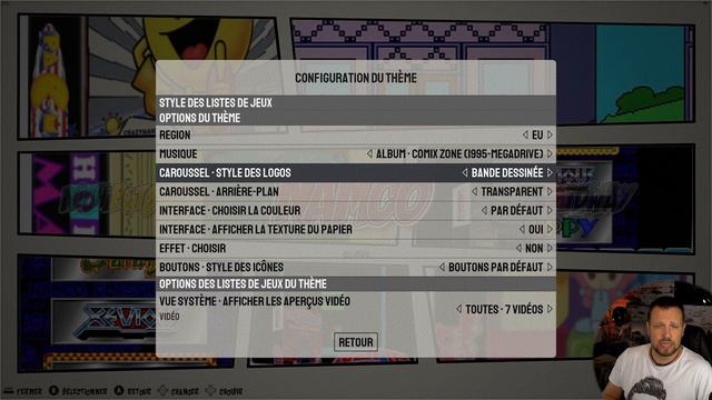 Theme ComicScrap Batocera  & Retrobat