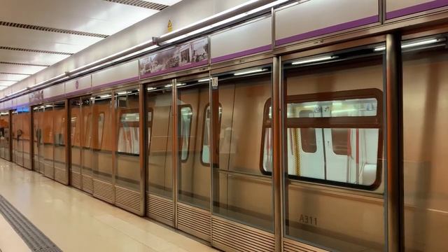MTR [TKL] Rotem EMU (K-Train) A311/A312 departing North Point (Turn Back Siding) 🇭🇰 смотреть онлайн