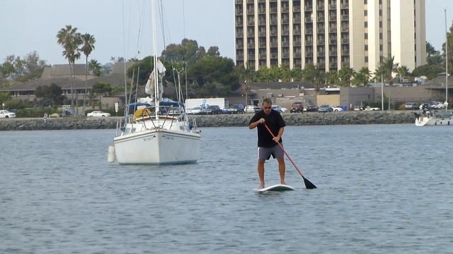 Dad Paddleboarding @ Mission Bay, San Diego, CA #1 смотреть онлайн
