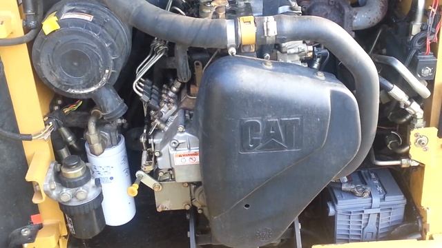 2005 Cat 247B Skid Steer Loader смотреть онлайн