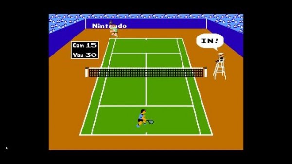 [NES] Tennis (1983) [VirtuaNES]