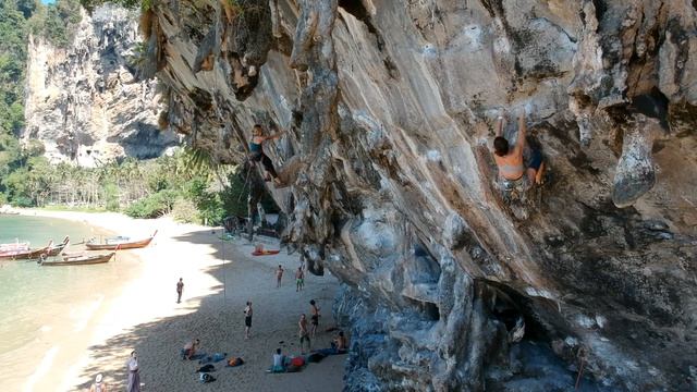 Ton Sai Rock Climbing - Calm beach vibes in Thailand смотреть онлайн