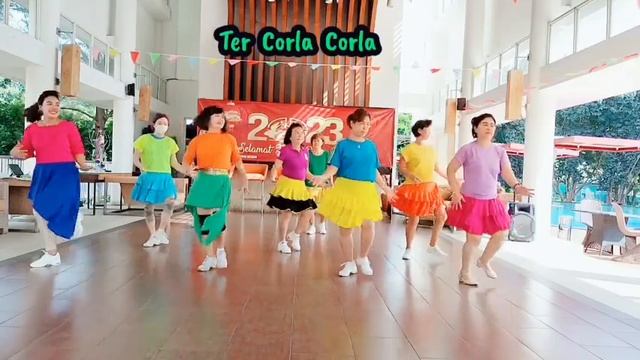 Ter Corla Corla - Line Dance - Beginner Level смотреть онлайн