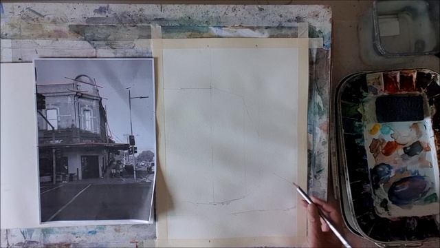 Amanda Brett Watercolour Artist Frasers Project part 2 painting fast and loose смотреть онлайн