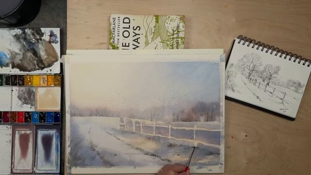 Painting A Winter Scene In Watercolour - Inspiration Challenge
