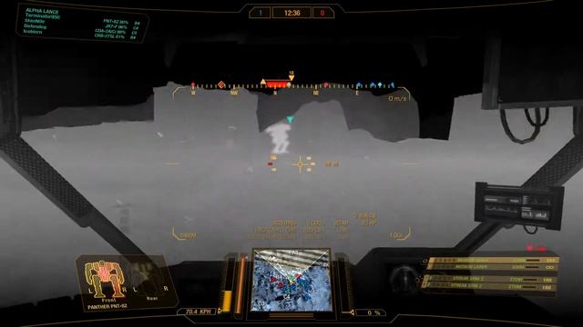 Mechwarrior Online Охотник PANTHER-8Z и Cephs-Hunters бой #2 смотреть онлайн