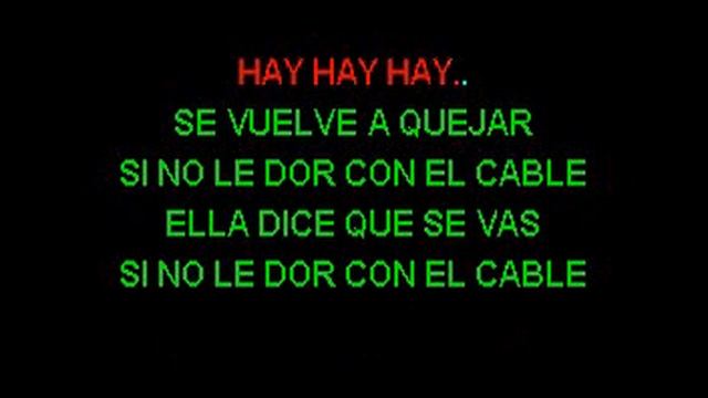 JB EL 15 DE LA BACHATA, EL CABLE DE MI MORENA by ENCE KARAOKE смотреть онлайн