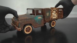 Полная реставрация игрушечного фермерского грузовичка 1960 года!!!