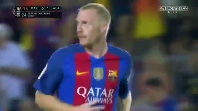 Resumen FC Barcelona vs Alaves 1-2 смотреть онлайн
