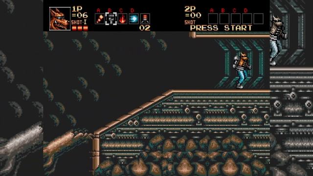 Contra: the Hard Corps (j), Fang, no damage, путь 1-2. Прохождение (walkthrough) смотреть онлайн
