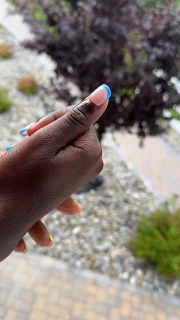 Neon Blue French Tips | Back To School Nails | BT Artbox Soft Gel Nails | смотреть онлайн