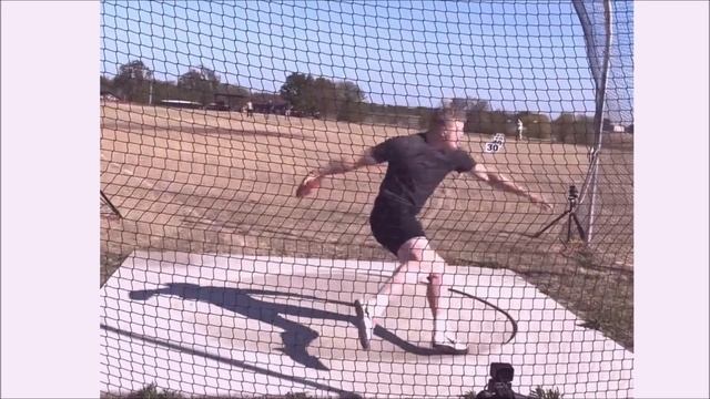 Mykolas Alekna  WORLD RECORD 2kg discus 74.35 meters Ramona Oklahoma 2024-04-14 FILM Ryan Crouser