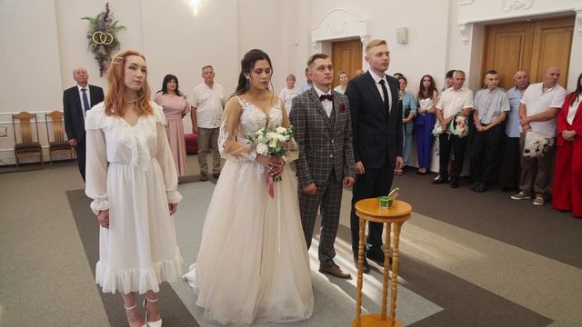 Торжественная церемония регистрации брака в загсе смотреть онлайн