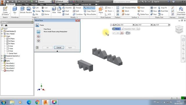 27 - Using the Move bodies tool смотреть онлайн