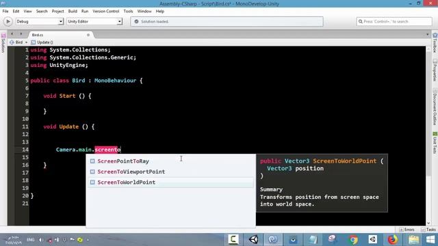75- How to get Mouse Position in world space - Unity C# Scripting смотреть онлайн