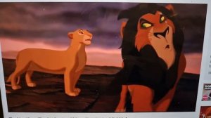 The Lion King 1994 Scar hits Sarabi and convenient movieclip