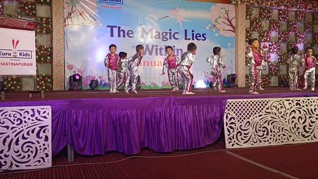 Lehan first performance on stage - Euro kids Annual day смотреть онлайн