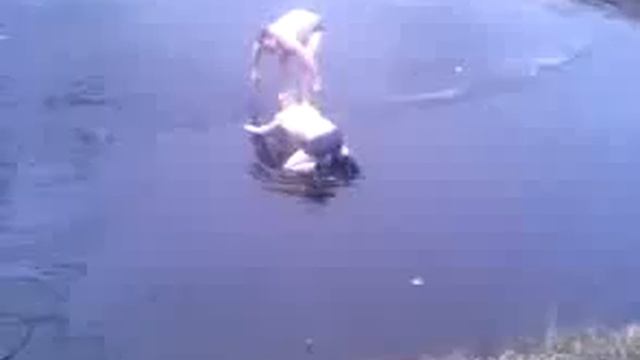 Нырнул рыбкой и офигел! смотреть онлайн