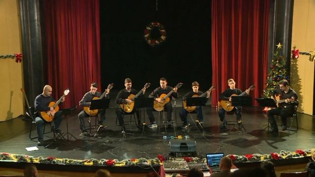 Guitar School - "With Guitars at Christmas 5" (Guitar Ensemble) смотреть онлайн
