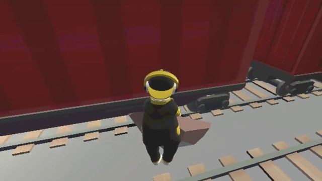 Human-Fall Flat Поезд секредний место для бистро выиграть.