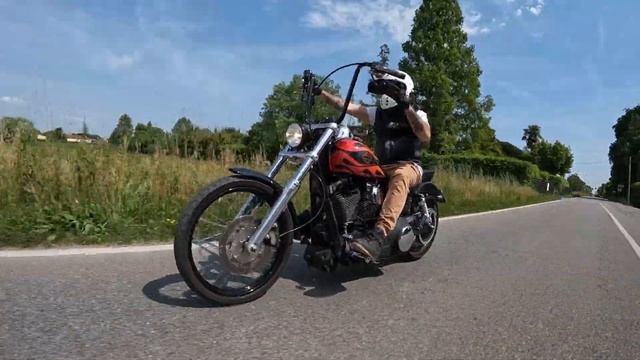 Harley Davidson Wide Glide Test Drive😎🔥 #harleydavidson #test #testdrive