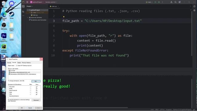 READ FILES using Python! (.txt, .json, .csv) 🔍 смотреть онлайн