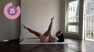 07 - Day 7 - 1 Month Pilates Plan ⧸⧸ 10MIN Total Ab & Core  ⧸⧸ small waist + toned abs