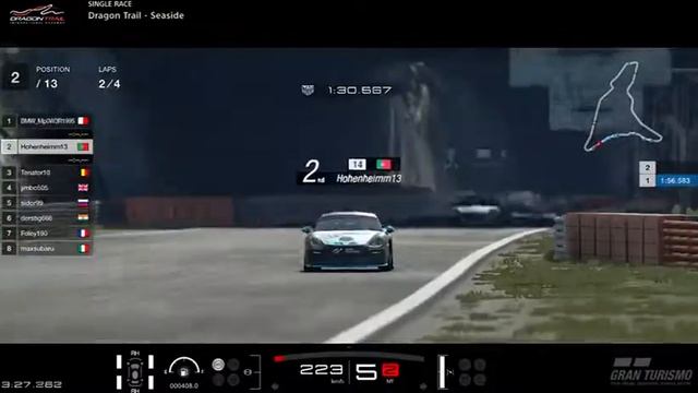 Silver! 2nd from 6th - Dragon Trail Sea Side - Porsche Cayman Gr4 смотреть онлайн