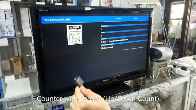 Production Management Display -Counter With Sensor