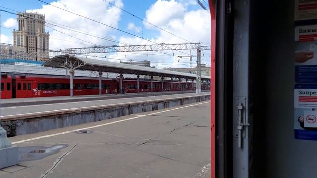 Обзор салона электропоезда ЭД4М 0004 смотреть онлайн