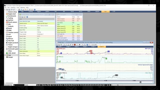 ECUMaster EMU BLACK ECU Gear Ratio Setup Tutorial