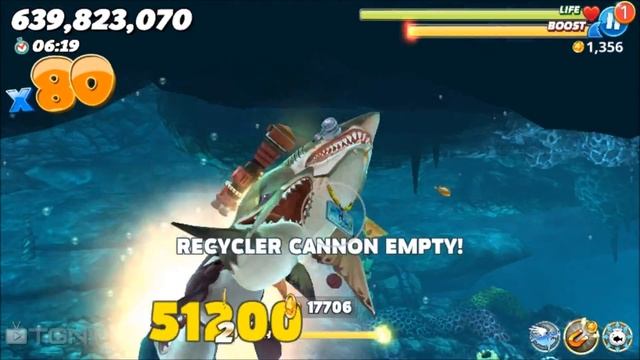 Cheat Hungry Shark World: Megalodon Super Shark Powers! смотреть онлайн