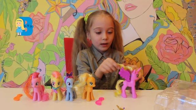 Распаковка #МайЛителПони Unboxing #MyLitllePony Влада открывает новых поняш смотреть онлайн