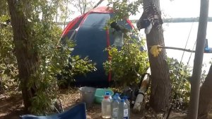 Рыбалка в Харабалях.  Наш лагерь.