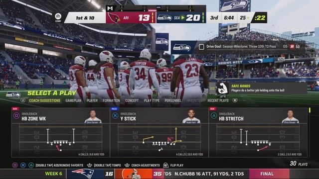Madden NFL 23 PS5 FOF S1 SEAHAWKS E8 смотреть онлайн