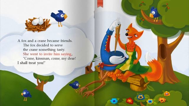 The Fox and the Crane: Kids interactive book by ZZ Tale смотреть онлайн