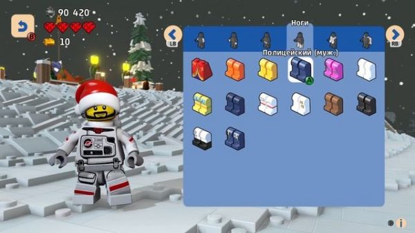 Атмосферный и классный РОЖДЕСТВЕНСКИЙ мир. LEGO Worlds. 2 серия