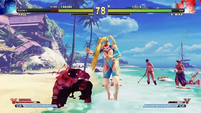 Street Fighter V - Kage arcade mode (SF Alpha route) смотреть онлайн