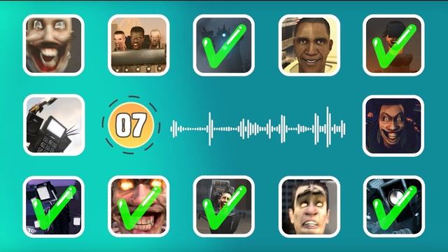GUESS SKIBIDI VOICE #34 | TITAN CAMERAMAN | Skibidi Toilet's Quiz, Seasons 57 смотреть онлайн