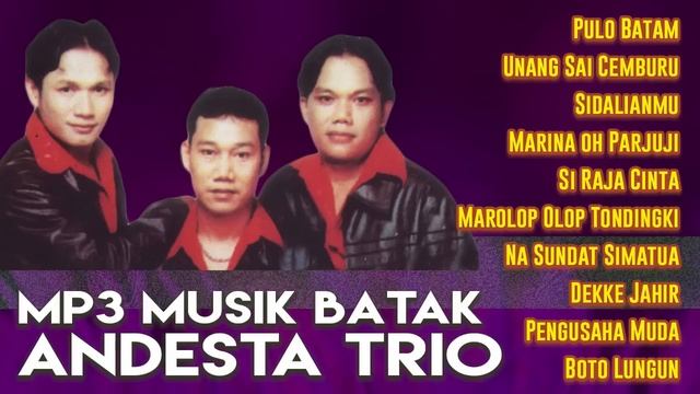 MP3 MUSIK BATAK ANDESTA TRIO - Pulo Batam, Unang Sai Cemburu, Sidalianmu смотреть онлайн