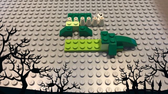 How to make; LEGO crocodile / alligator смотреть онлайн
