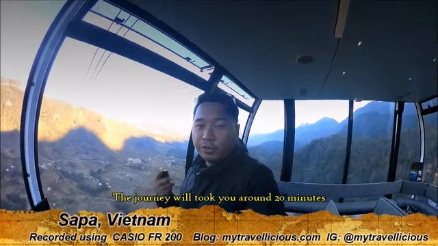 Travel VLOG: Fansipan Mountain Cable Car in SAPA Vietnam , using CASIO FR200 смотреть онлайн