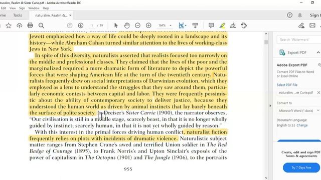 American Literature 20th Century (Naturalism, Realism) смотреть онлайн