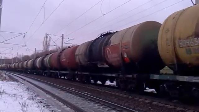 4.01.2013. 'ВЛ80С-2287/2257' с грузовым. смотреть онлайн