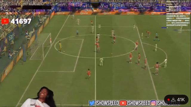 #ishowspeed shows his feet on camera after Messi scores on him 🤢 смотреть онлайн
