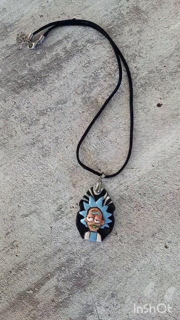 Кулон Рик и Морти из полимерной глины смотреть онлайн