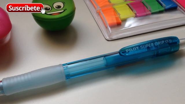 Portaminas Pilot Super Grip Neon - 📝 Review 📝- StephanieVlog смотреть онлайн