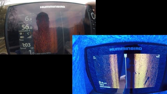 Humminbird Helix 7 G3N Vs Helix 9 G2N - Side Imaging Comparison