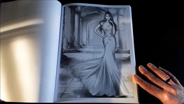 Présentation du livre de coloriage 100 best grayscale coloring pages de Alena Lazareva смотреть онлайн