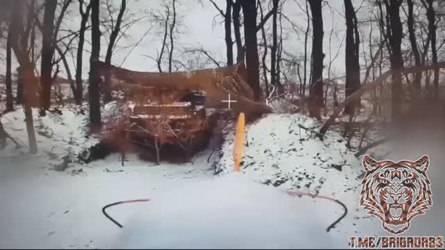 Оптоволоконщики 83 ОДШБр уничтожили РСЗО БМ-27 «Ураган» ВСУ в приграничье Сумской области смотреть онлайн